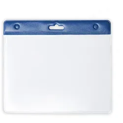 50x Blauer Namensschildhalter