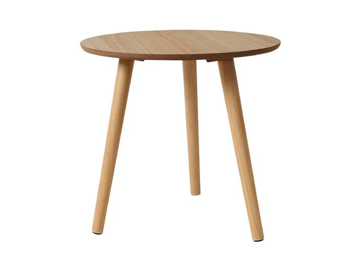 Beistelltisch ESMÉE Hellbraun , braun (hellbraun), B:38cm H:40cm T:38cm, Tische, Beistelltisch