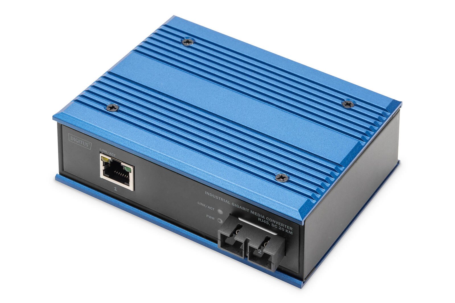 Digitus Industrieller Gigabit Medienkonverter RJ45, SC 20 km DN-652102-1