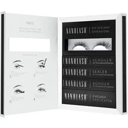 Künstliche Wimpern, DIY Wimpernverlängerung Starter Kit Cluster Lashes mit Bonder, Sealer, Entferner, Applikator (Künstliche Wimpern)