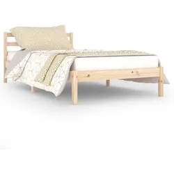 vidaXL Massivholzbett Kiefernholz 100x200 cm