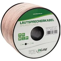 InLine Lautsprecherkabel (50 m, 2.50 mm2), Lautsprecherkabel, Transparent