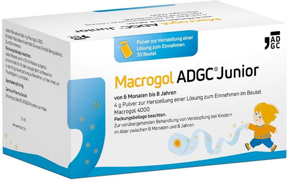 Kinder Macrogol ADGC® Junior bei Verstopfungen