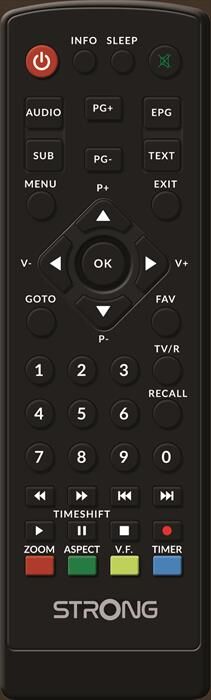 STRONG Decoder Digitale Terrestre T2 Srt8208-nero