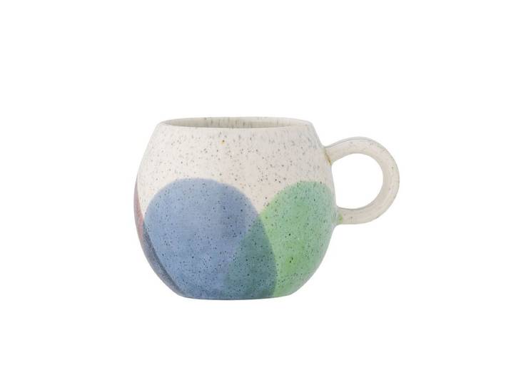 Tasse Elio - aus Steingut gefertigt - Blau - Luxusbetten24