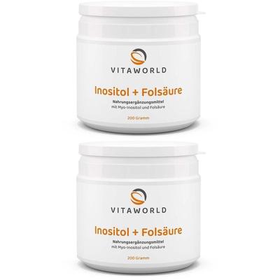 Inositol+Folsäure Pulver 2x 2x200 g