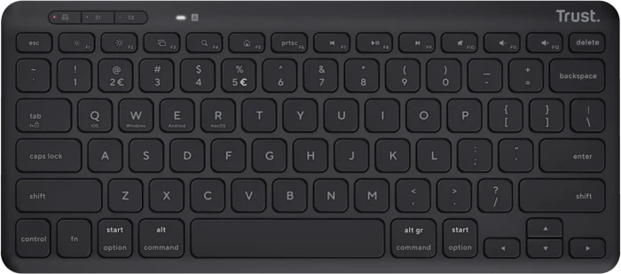 Trust LYRA Compact Wireless Keyboard - US