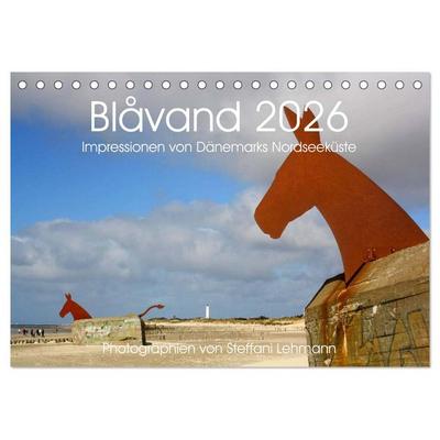Blåvand 2026 (Blavand). Impressionen von Dänemarks Nordseeküste (Tischkalender 2026 DIN A5 quer), CALVENDO Monatskalender
