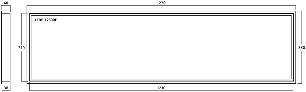 MONACOR LEDP-1230RF
