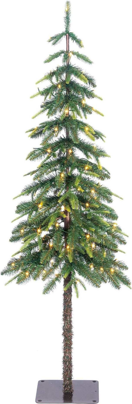 Black Box Trees Lodge Kunstkerstboom met Verlichting, Timer en Dimfunctie - Groen - H155 x Ø48 cm