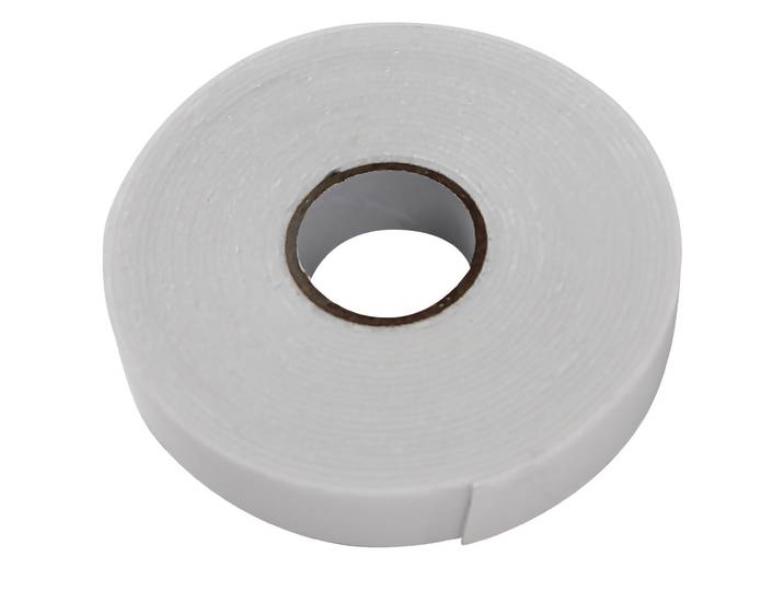 Doppelseitiges Klebeband, weiss, 5m