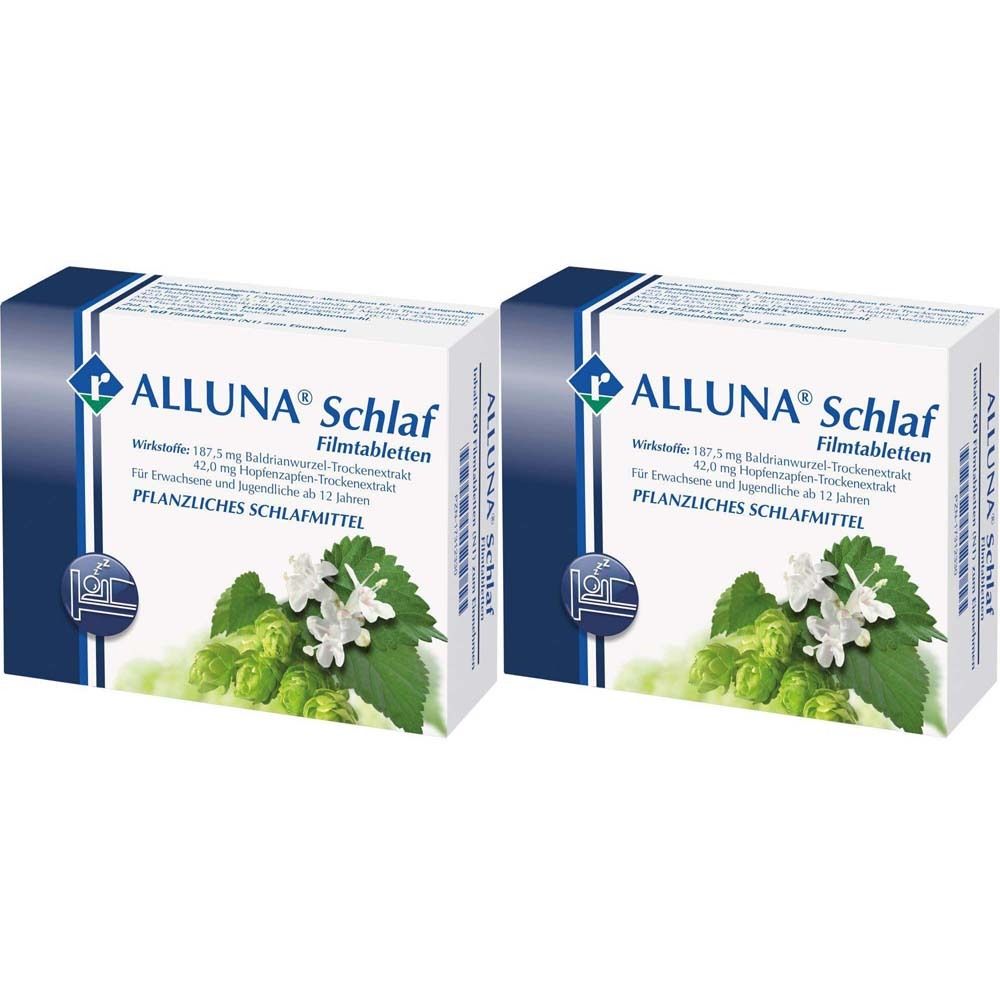 Alluna Schlaf Filmtabletten 2x 2x60 St