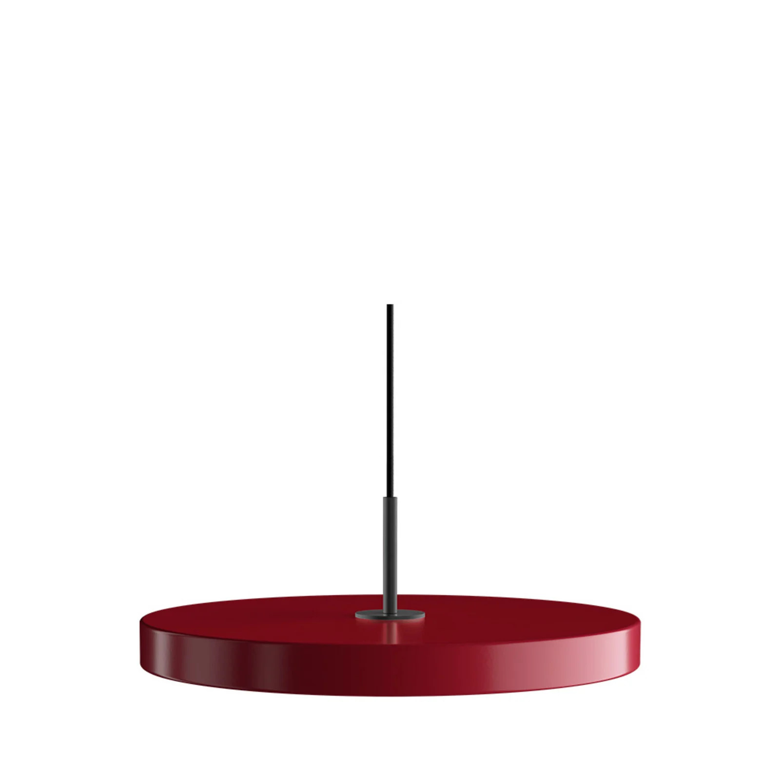 Umage Asteria Plus Hanglamp Medium Ruby Red/Black Top - Metaal