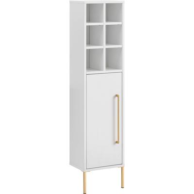 Midischrank SCHILDMEYER "Sarah", weiß, B:30,4cm H:130,6cm T:21,8cm, FSC-zertifizierter Holzwerkstoff, Schränke, Midischrank, Solide Verarbeitung - Dieses Produkt ist in Deutschland gefertigt