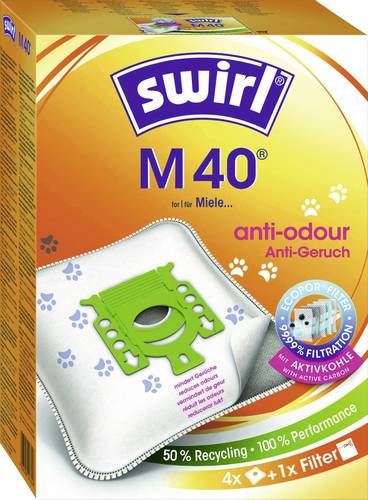 Swirl M 40 EcoPor Anti Odour Staubsaugerbeutel 4St.