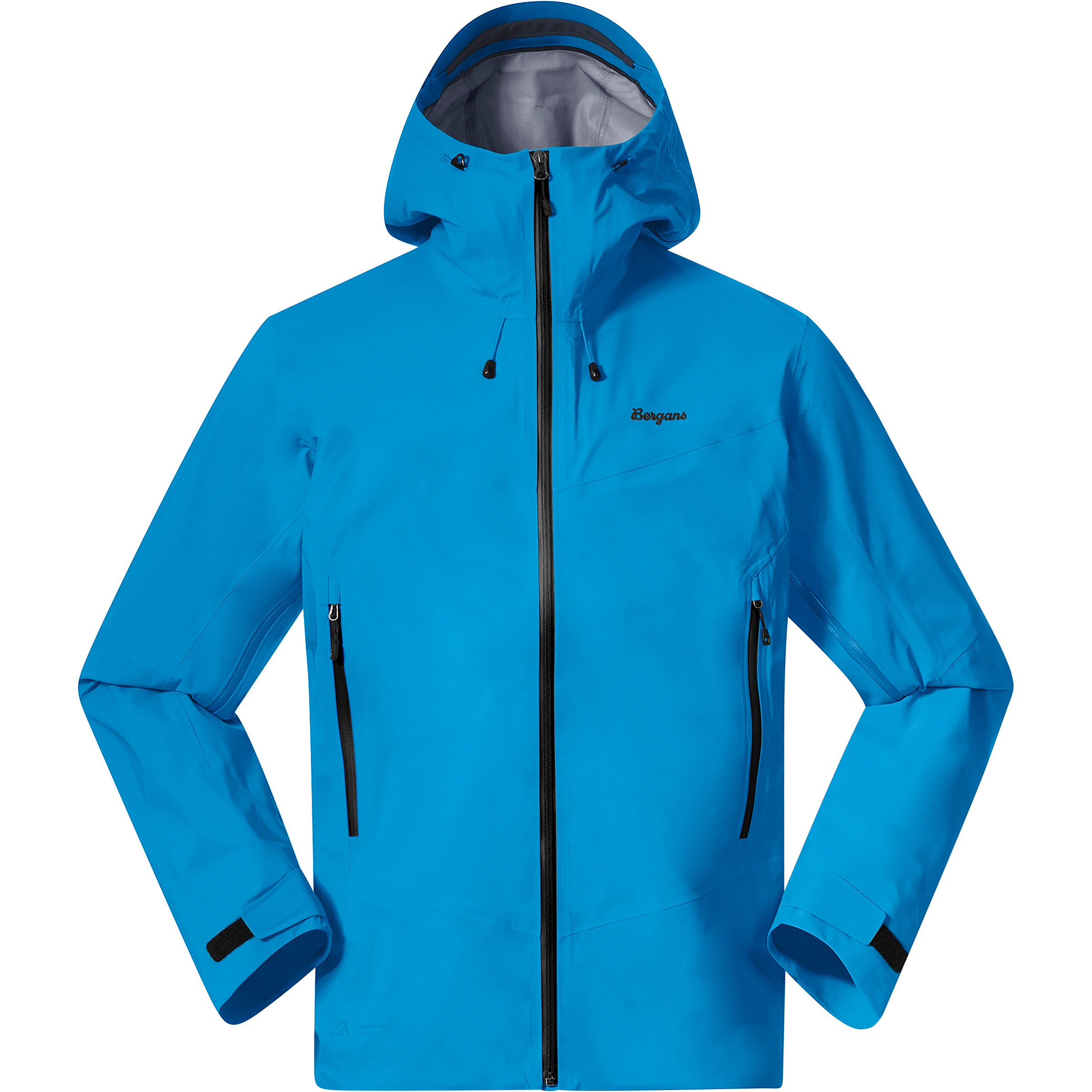 Bergans Rabot Allround 3L Shell Herren Regenjacke blau Größe L Trekking Elastisch Wasserabweisend