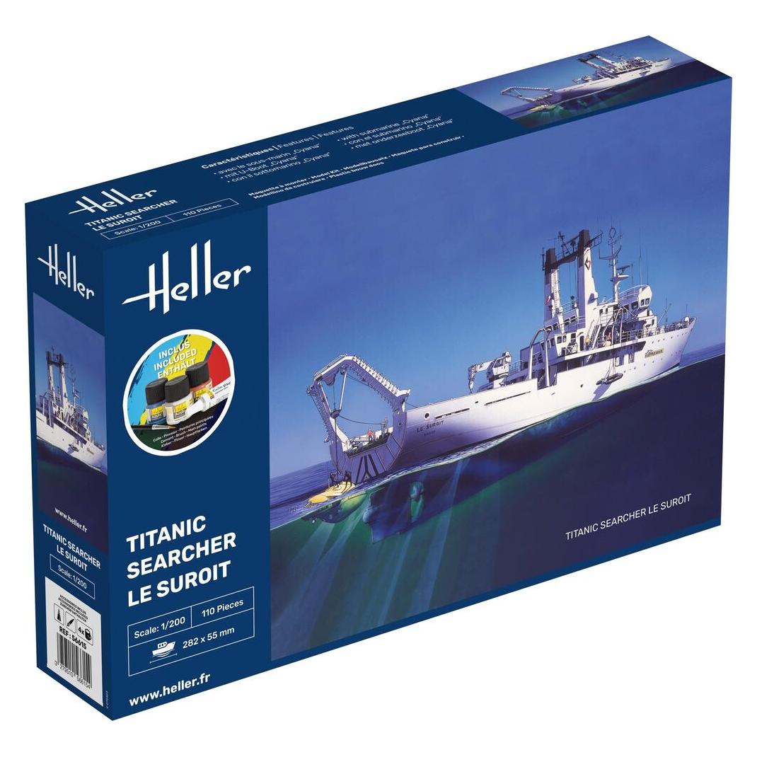 Heller STARTER KIT Titanic Searcher "Le Suroit (56615)