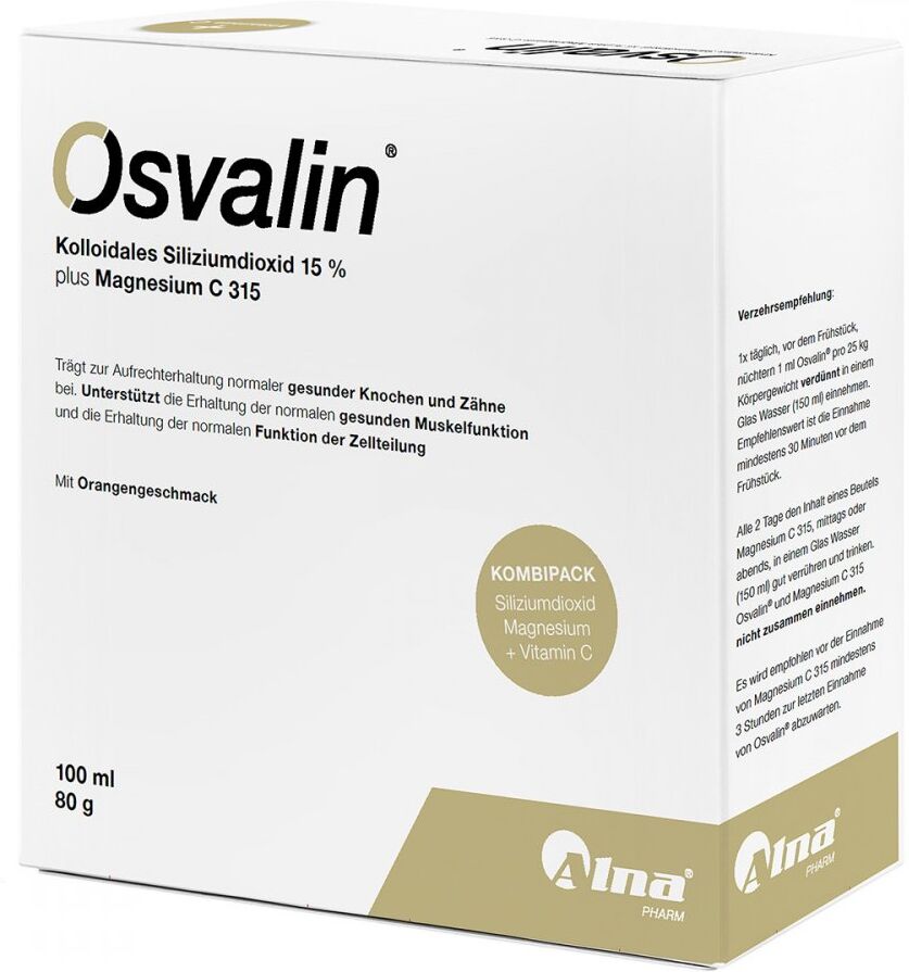 Osvalin 100 ml Silizium+80 g Magnesium Kombipack. 1stk