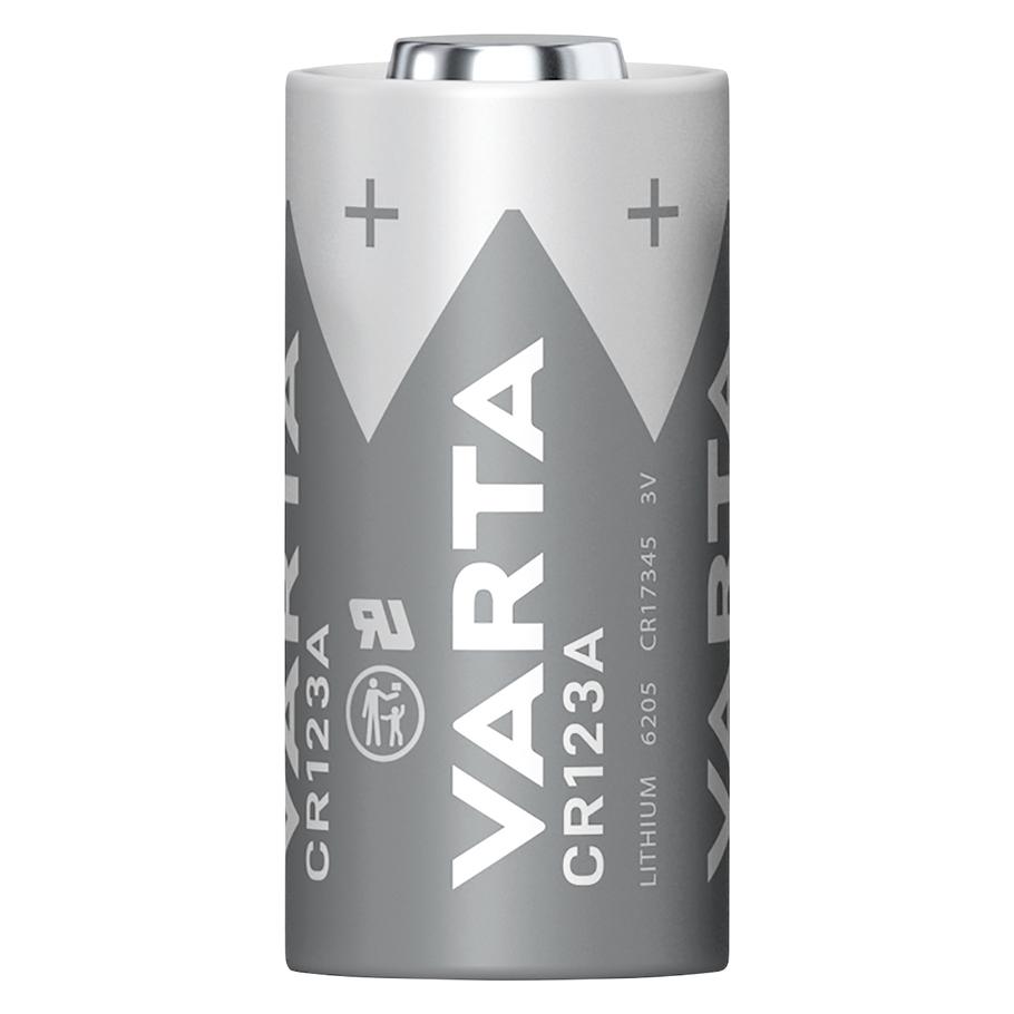 Varta LITHIUM Cylindrical CR123A OEM Fotobatterie CR-123A Lithium 1430 mAh (1 Stk., RCR123A, 1430 mAh) (06205201501)