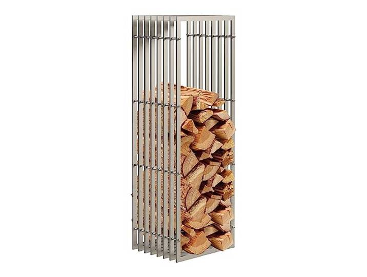 DanDiBo Kaminholzregal Innen Metall Edelstahl Kaminholzständer 96429 150 cm Holzkorb Kaminholzhalter Holzregal