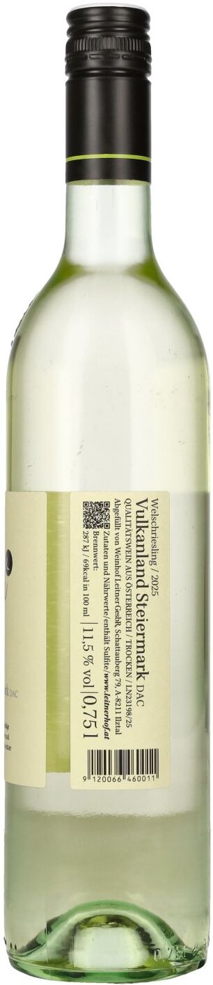 Leitner Wein Leitner Welschriesling Vulkanland Steiermark DAC 2025 11,5% Vol. 0,75l