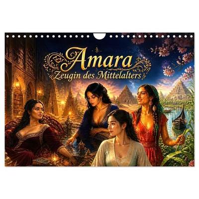 Amara - Zeugin des Mittelalters (Wandkalender 2027 DIN A4 quer), CALVENDO Monatskalender