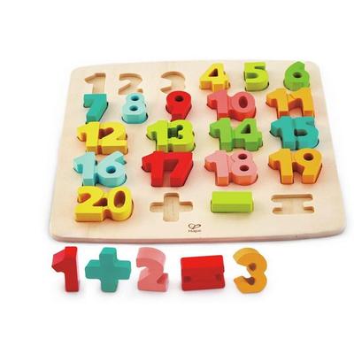 Puzzle mit Zahlen und Rechensymbolen / 24 Teile