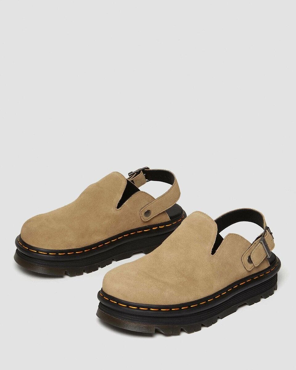 DR. MARTENS Mules Zebzag fermées en daim