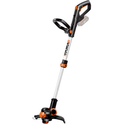 Akku-Rasentrimmer WORX "WG163E.9", bunt (schwarz, orange), Motorsensen, 2-in-1 Funktion, ohne Akku und Ladegerät