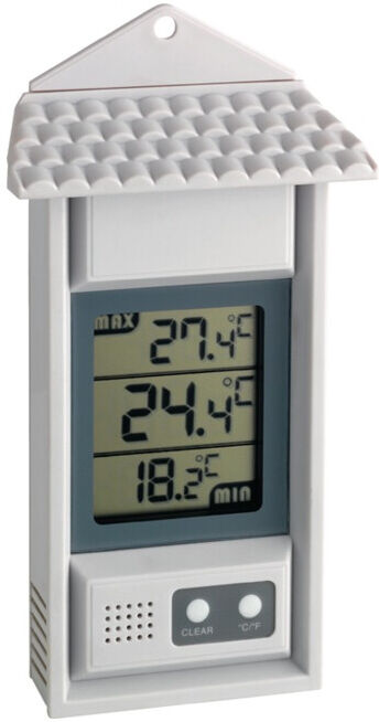 Thermomètre plage de mesure -20 jusqu'à 70 degr.C H150xl80xP29mm plastique ; TFA (301.039)