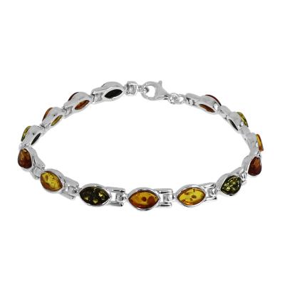 Armband OSTSEE-SCHMUCK "Ostsee-Schmuck Armband Uzay Armband Uzay", silber, Armbänder, Damen, 19cm, Silber 925 (Sterlingsilber), Armband