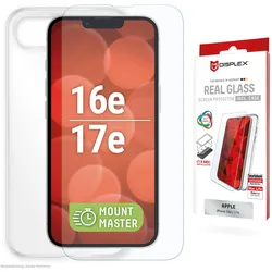 DISPLEX Panzerglas + Schutzhülle für Apple iPhone 16e/17e