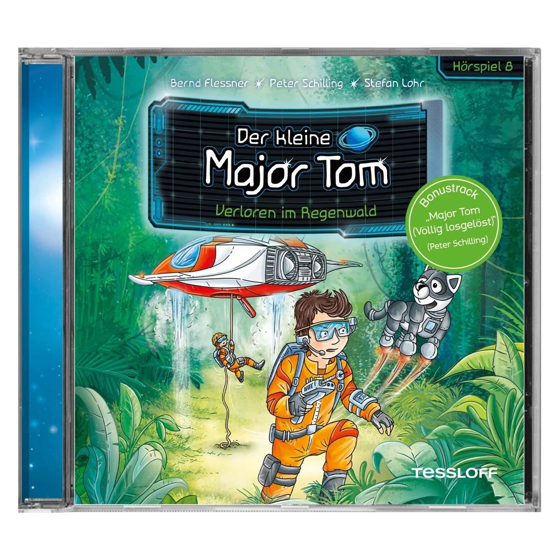 Karussell CD Der kleine Major Tom F8 - Verloren im Regenwald (Bernd/Schilling, Flessner, Peter, Deutsch) (35174852)