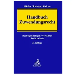 Handbuch Zuwendungsrecht, Fachbücher von Bettina Richter, Hans-Martin Müller, Peter Frömgen, Jan Ziekow