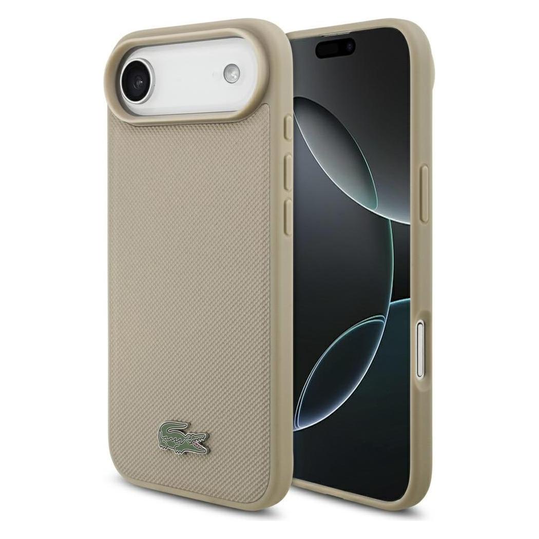 Lacoste Case Petit Pique Lacquer Logo MagSafe for iPhone Air taupe (Apple iPhone Air) (64805256)