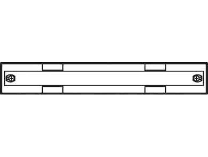 Hager UD02F1 rack accessoires rack accessoires wit 500mm 110mm 75mm