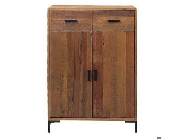 Meuble entree - - CHIC - Étagère à chaussures 75x40x110 cm Bois pin massif - 26.2 kg FR877843