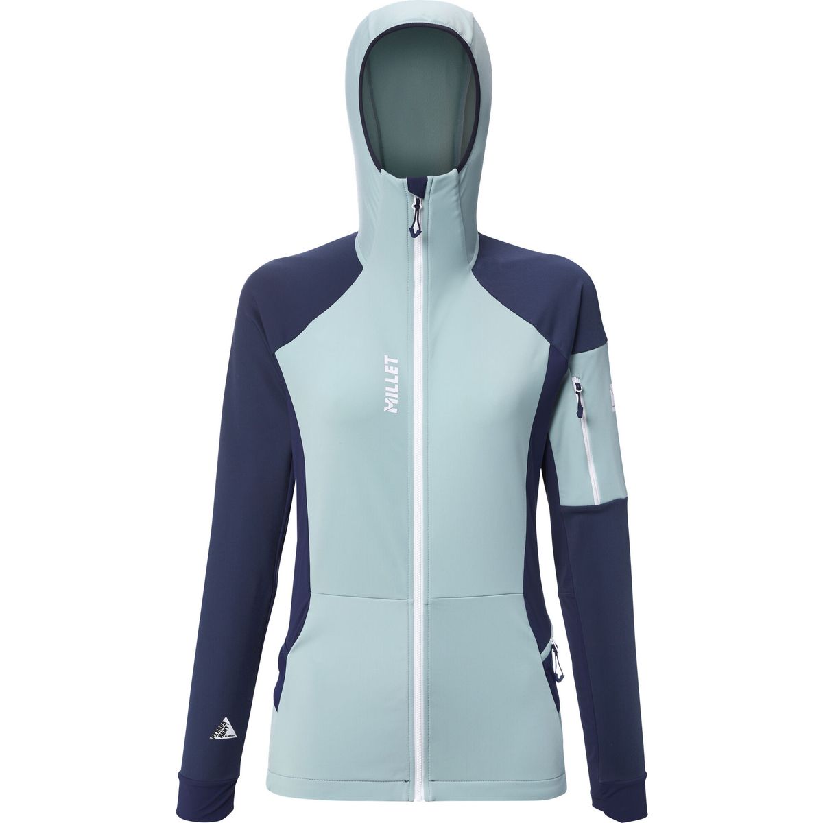 Millet Pierra Ment Hoodie W aquatic/saphir (F0078) S MIV10579-F0078-S