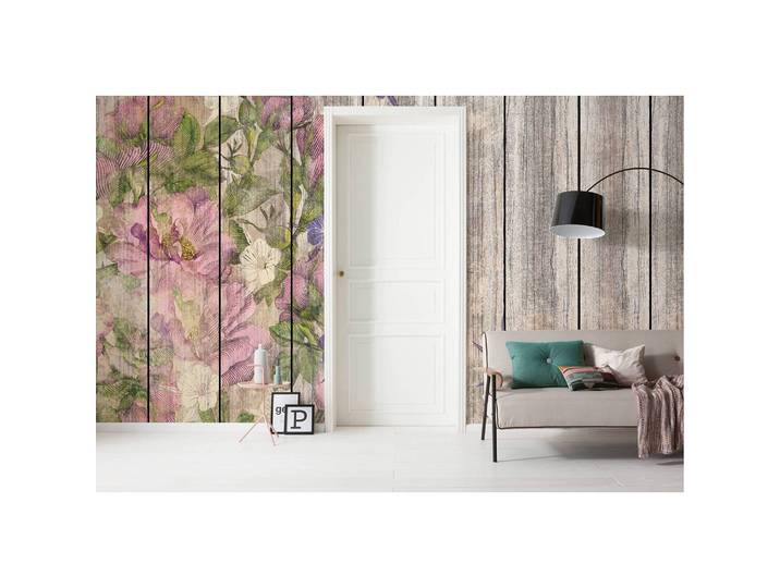 Papier peint intissé Vintage Rose 500cm