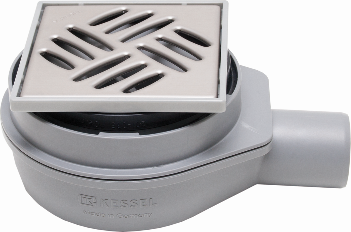 Schedel MultiStar Plan siphon de sol SKR32102 horizontal, 60 l / min, DN 50, selon DIN EN 1253