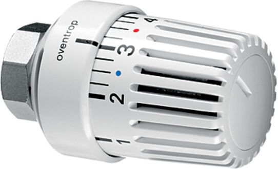 OV Tête thermostatique UNI LK avec capteur de débit blanc avec position zéro, M 28X1 ; Oventrop (1613501)
