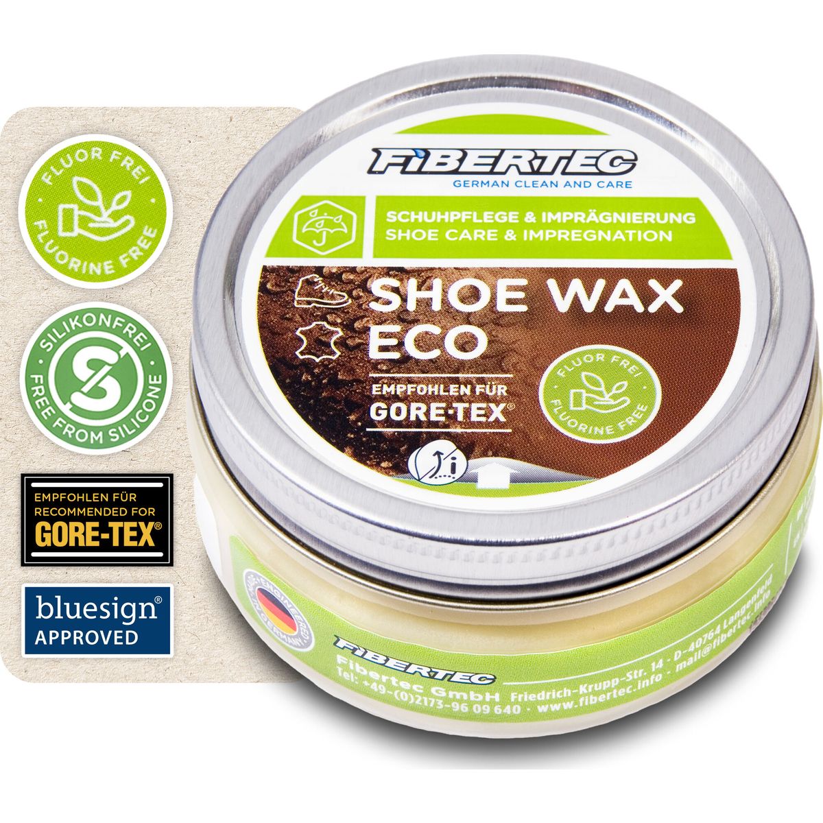Fibertec Shoe Wax Eco 100ml SWE100