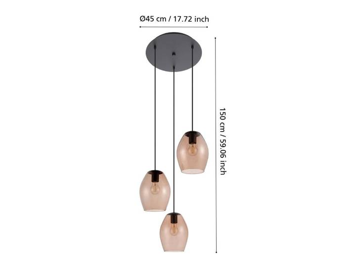 Hängelampe ESTANYS 1, Modellnummer 390161, Hersteller Eglo