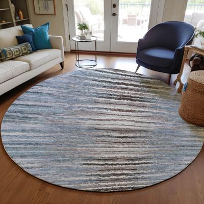 Addison Rugs Machine Washable Indoor/ Outdoor Chantille Jagged Stripes Rug