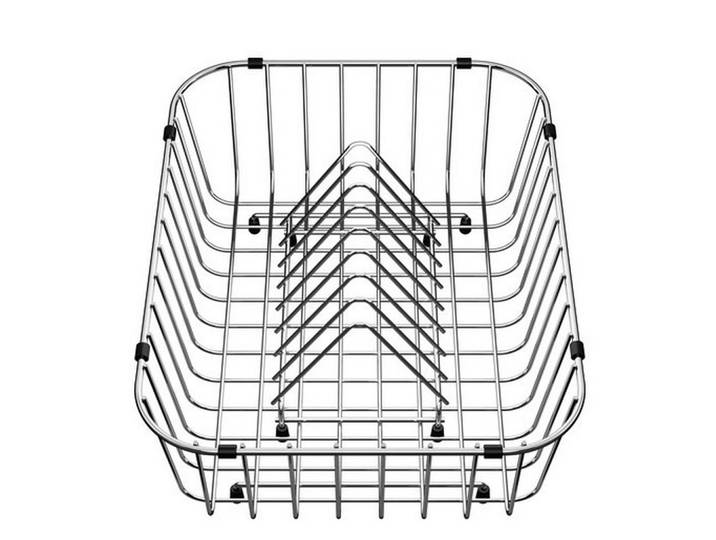 Blanco Geschirrkorb, Edelstahl, Metall, rechteckig, 40.9x14.7x31.3 cm, Kochen, Küchenhelfer, Sonstige Küchenhelfer