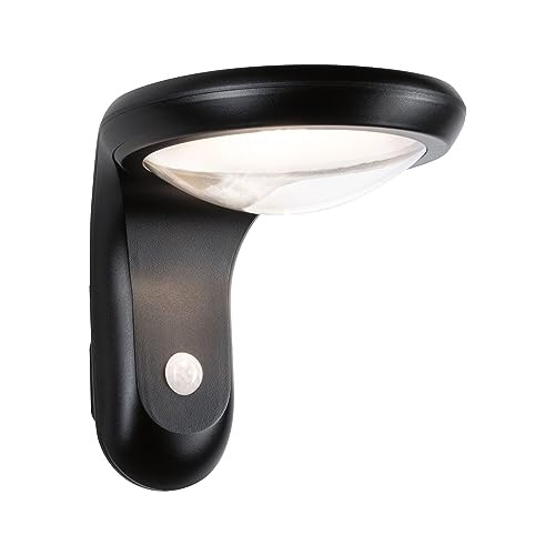 Paulmann Diskola Solar LED buitenwandlamp met bewegingssensor en schemersensor, grijs