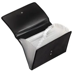 VELOFLEX Fächermappe DIN A4 12-Fach  schwarz
