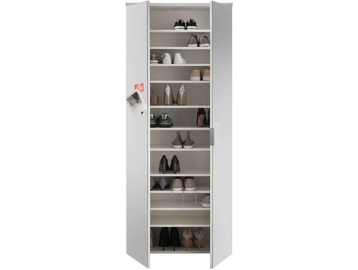 Schuhschrank LINCOLN 48 Paar Schuhe 2 Türen weiss