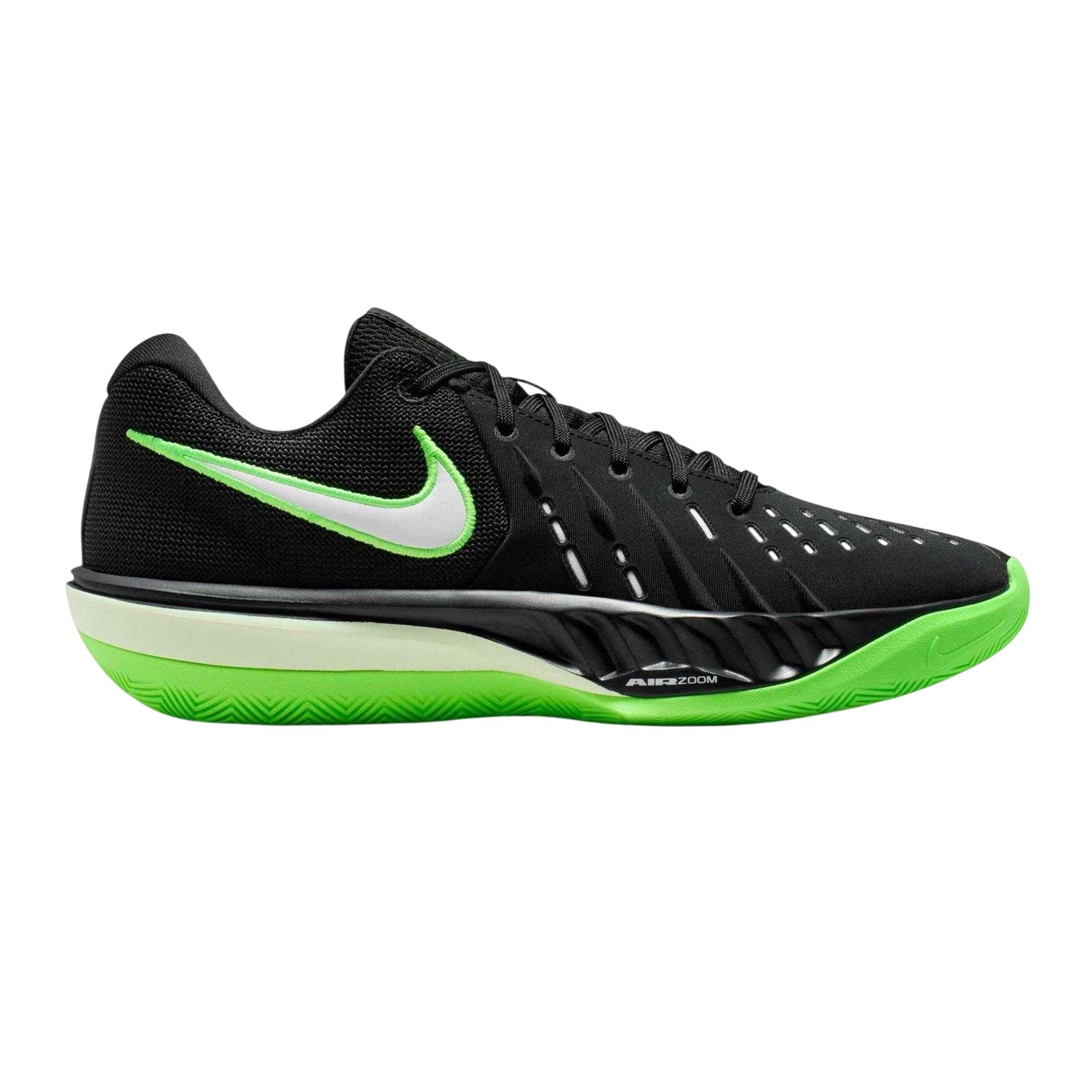 Nike - "G.T. Cut Academy 2" Basketball Schuhe für Herren, Leder (Schwarz/Volt Farbe)
