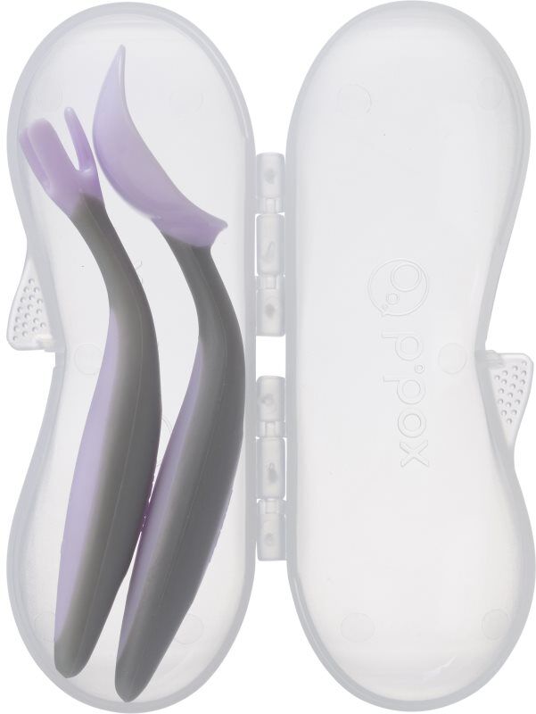b.box Gelato Cutlery couvert pour enfant Boysenberry 2 pcs